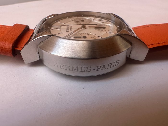 Hermès - Nomade - Chrnonograph Leather - 40mm - NO1910 - Mænd - 2000-2010