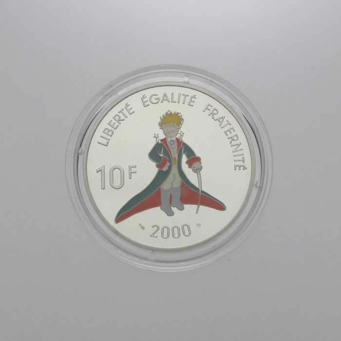 Frankrig. 10 Francs 2000 "Antoine de Saint-Exupéry" Proof  (Ingen mindstepris)