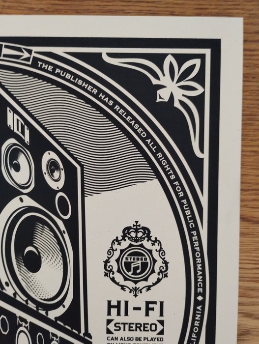 Shepard Fairey (OBEY) (1970) - Stereo Hi-Fidelity (artist proof)