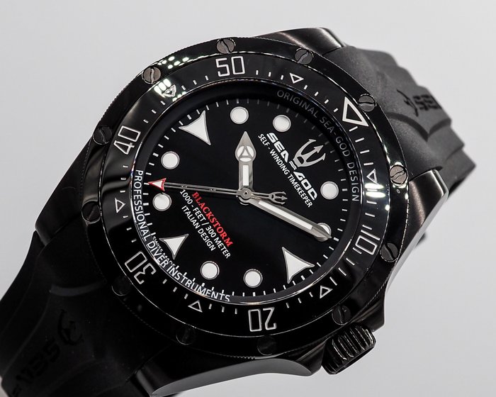 Sea-God - BlackStorm - Ingen mindstepris - * NEW * Automatic * Professional Diver * - Mænd - 2011-nu