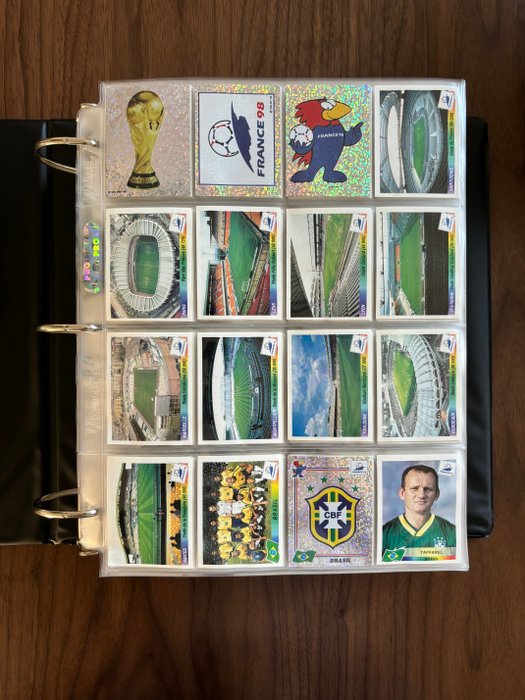 Panini - World Cup France 98 - Empty (Dutch Danone!) album + Complete loose Sticker Set