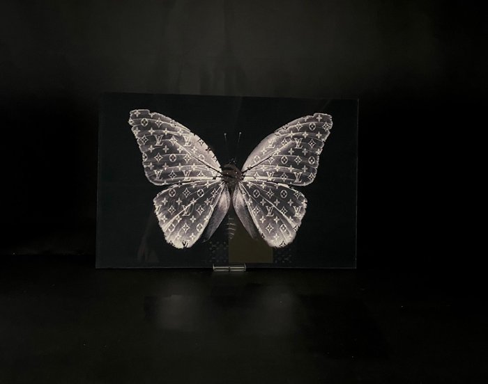 Mike Blackarts - Exclusive Grey Edition Butterfly with diamonds