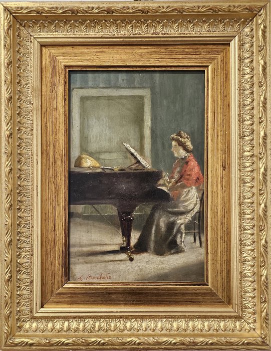 Giuseppe Boschetto (1841 - 1918) - Al pianoforte