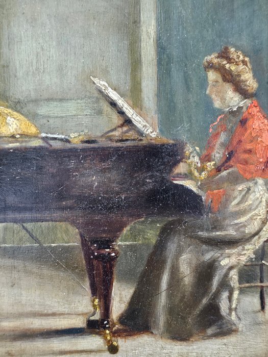 Giuseppe Boschetto (1841 - 1918) - Al pianoforte