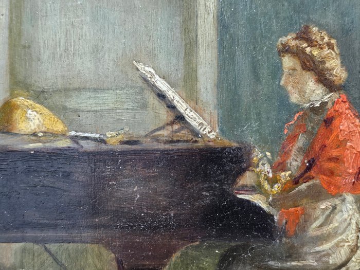 Giuseppe Boschetto (1841 - 1918) - Al pianoforte