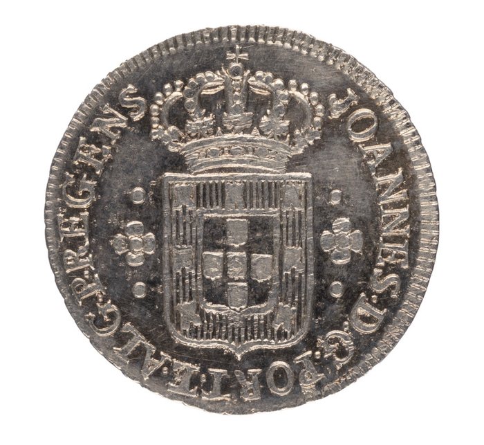 Portugal. D. João Príncipe Regente (1799-1816). 3 Vinténs (60 Réis) - REGENS - Diadema de 4,5 mm