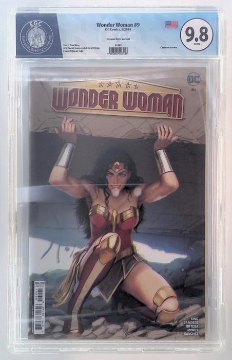 Suicide Squad: Dream Team 2+4 / Wonder Woman 9 Stjepan Sejic Variant - EGC graded - 3 Graded comic