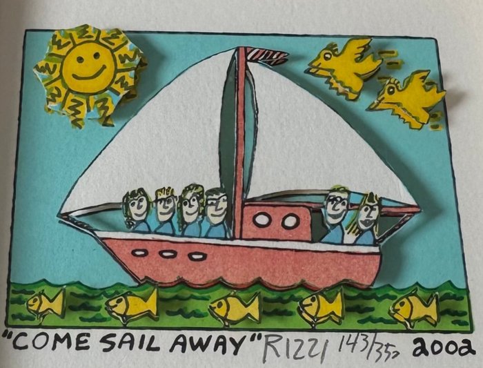 James Rizzi (1950-2011) - Come Sail away