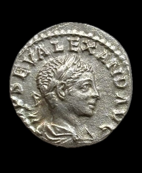 Romarriket. Severus Alexander (AD 222-235). Denarius Rome - SALVS PVBLICA  (Ingen mindstepris)