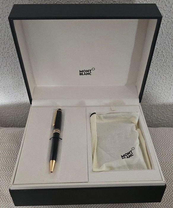 Montblanc - Meisterstuck y cartera kit pack Negra/oro montblanc mont blanc boligrafo - Pen