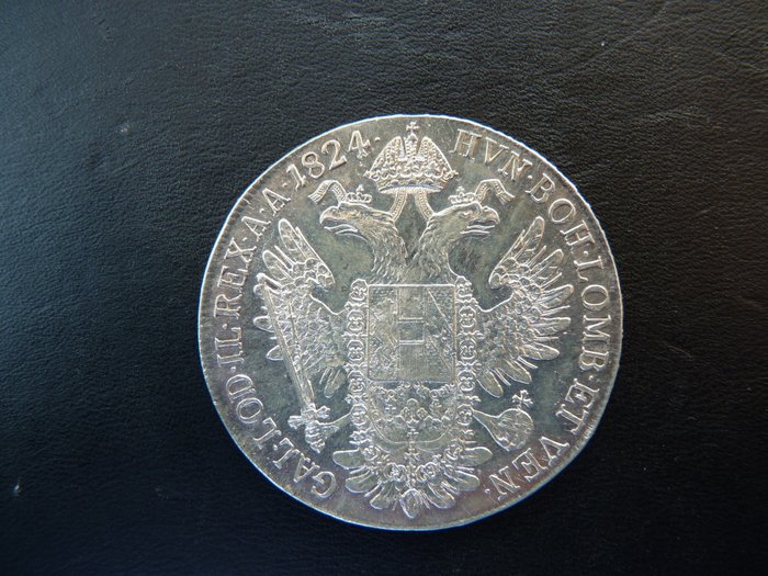 Østrig. Franz I. Emperor of Austria (1815-1835). Thaler (taler) 1824 C  (Ingen mindstepris)