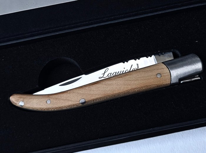 Laguiole - Pocket Knife - Maple Wood - style de - Lommekniv