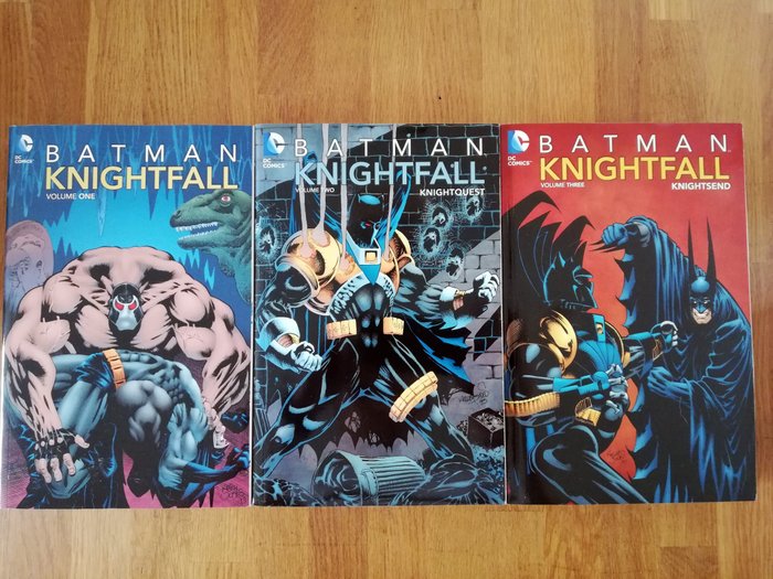 Batman Wonder Woman - Knightfall volume 1 2 and 3 (compleet) + 3 harcovers Batman  Wonder Woman - 6 Comic - Flere udgaver - 2007/2012