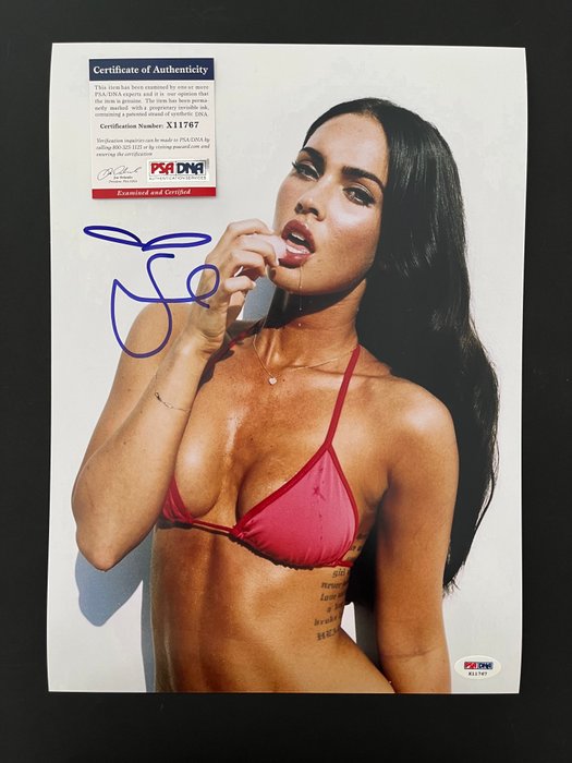 Transformers Megan Fox - Signed in Person - with PSA/DNA Certificate - Autograph photo - No Reserve!