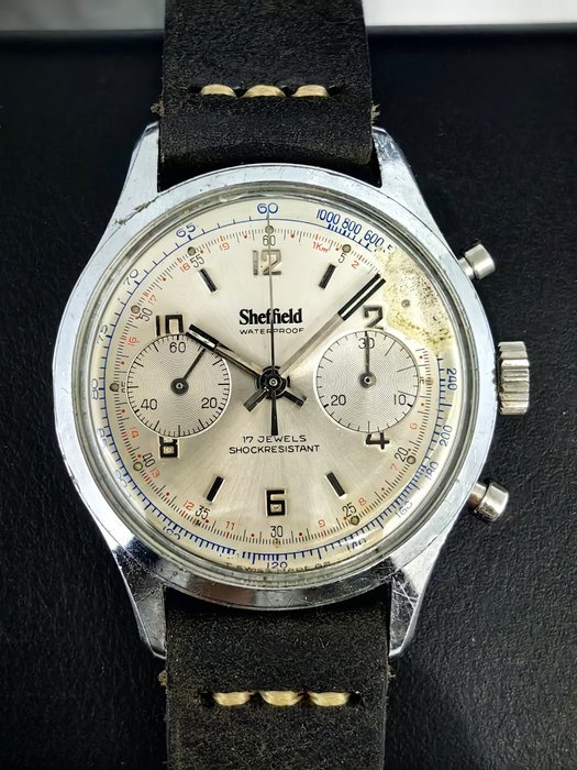 sheffield - chronograph Venüs 210 - Ingen mindstepris - Mænd - 1950-1959