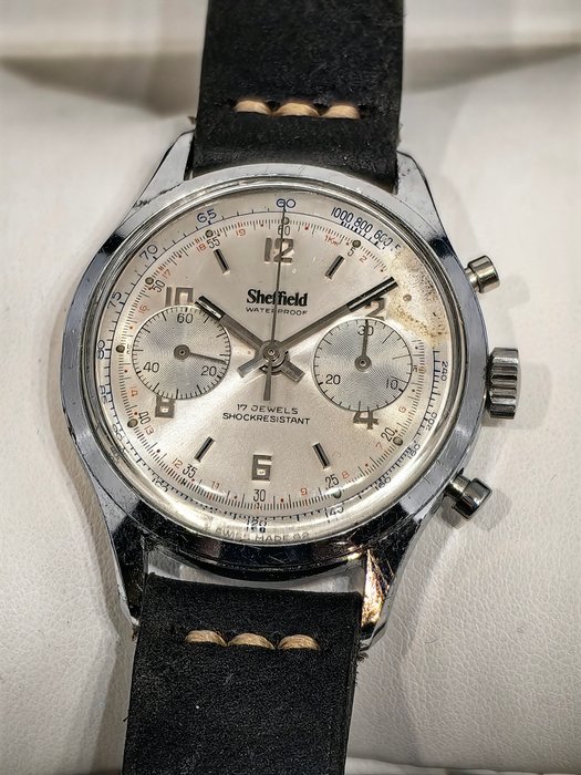 sheffield - chronograph Venüs 210 - Ingen mindstepris - Mænd - 1950-1959