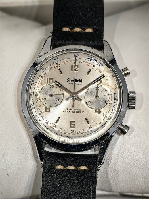 sheffield - chronograph Venüs 210 - Ingen mindstepris - Mænd - 1950-1959