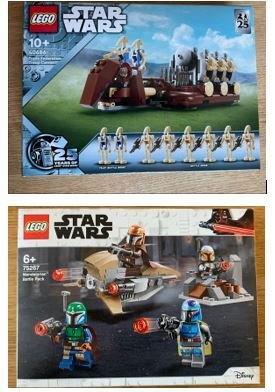 Lego - 40686 Star Wars Trade Federation Troop Carrier  75267 Star Wars The Mandalorian Battle Pack