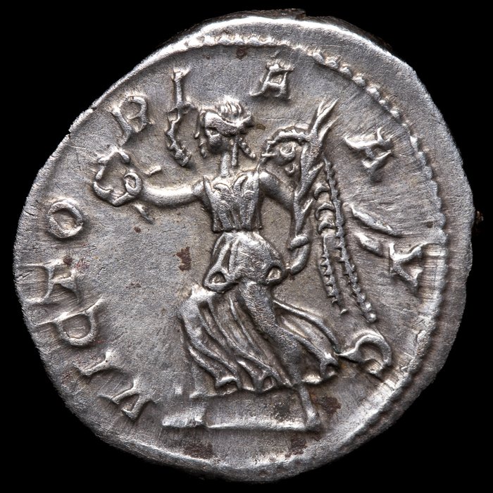 Romarriket. Severus Alexander (AD 222-235). Denarius Roma - VICTORIA AVG  (Ingen mindstepris)