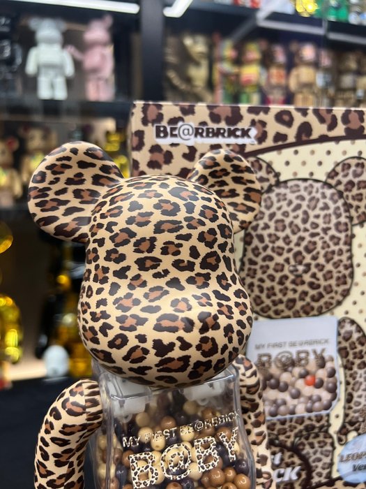 Medicom Toy Be@rbrick - 400%  100% Bearbrick set - My First Bearbrick Baby (Leopard)