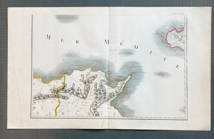 Tunesien - Tunis, Algérie, Sicile; Chanlaire - Tunisie - 1821-1850