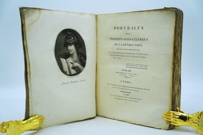 François Bonneville - Portraits des personnages célèbres de la Révolution - 1796