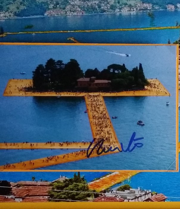 Christo  Jeanne-Claude (1935-2020) - The Floating Piers, handsigned