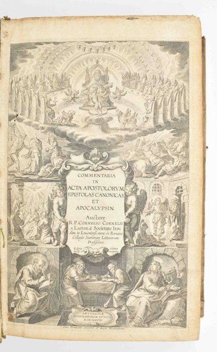 Cornelius Cornelii a Lapide (Cornelis Cornelissen van den Steen) - Commentaria in Acta Apostolorum - 1629-1629