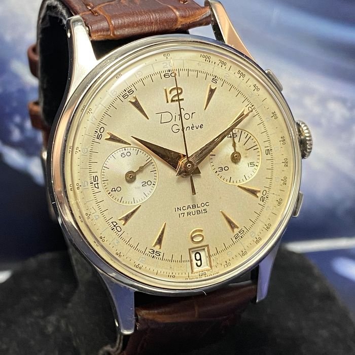 Difor - Difor - Chronograph Vintage Landeron 189 - Ingen mindstepris - 718601 - Mænd - 1950-1959