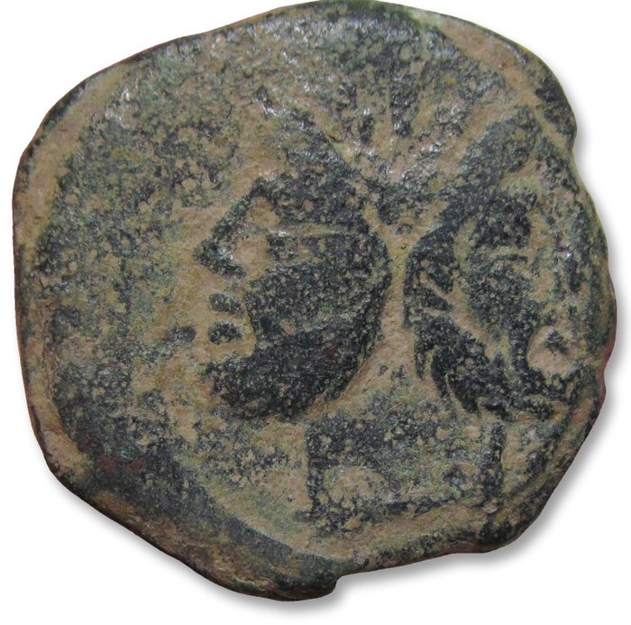 Romerska republiken P Sulla As Rome mint 151 BC