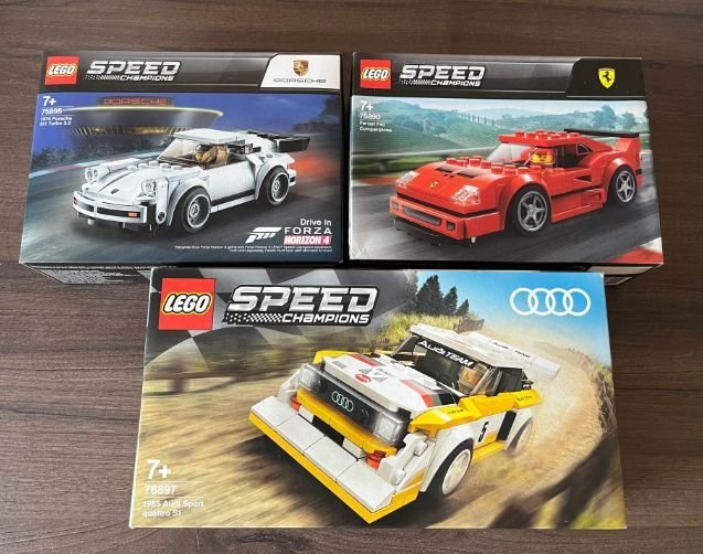 Lego - Speed Champions - 76897,75895,75890 - Speed Champions. - 2010-2020 - Holland