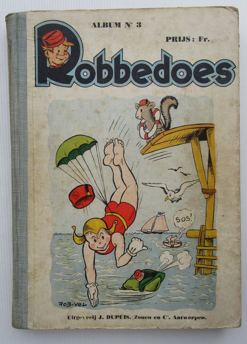 Robbedoes (magazine) - Robbedoes album 3 - 1 Album - Første udgave - 1939