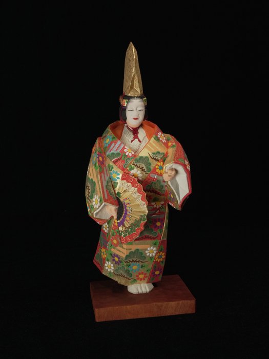 Dekorativt ornament - Japan - Japansk Noh-figur af Kōchi Kiyoshi 河内清士