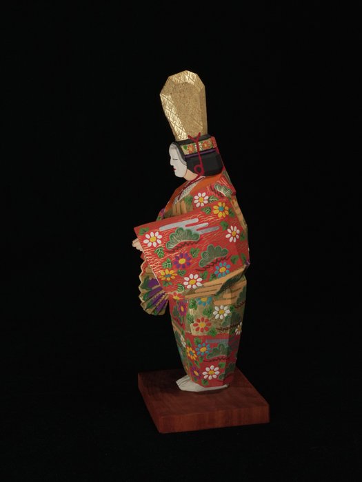 Dekorativt ornament - Japan - Japansk Noh-figur af Kōchi Kiyoshi 河内清士