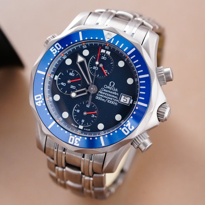 Omega - Omega Seamaster Diver 300m Professional Chronometer Titanium - 2298.80.00 - Mænd - 2000-2010