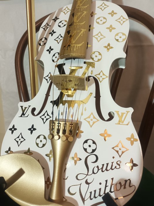 fppopart - Louis vuitton violon 4/4  (60cm) white édition