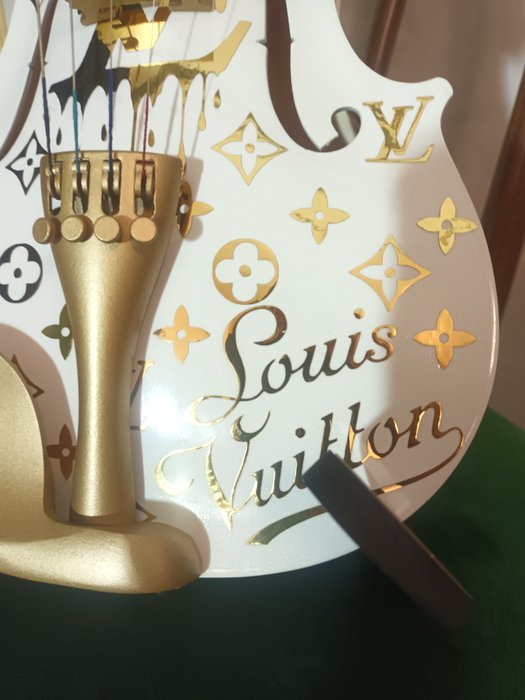 fppopart - Louis vuitton violon 4/4  (60cm) white édition