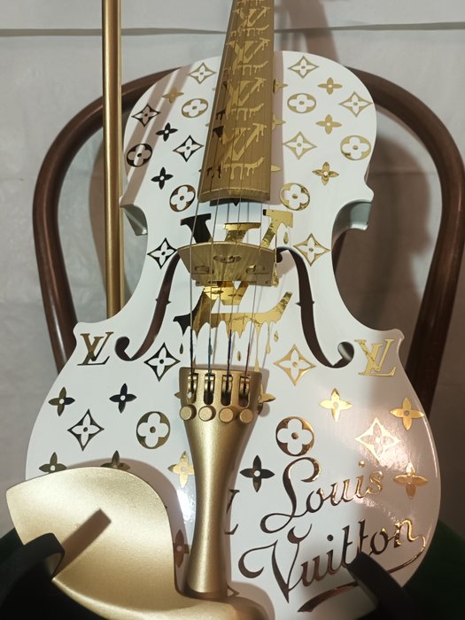 fppopart - Louis vuitton violon 4/4  (60cm) white édition