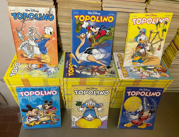 Topolino 2101/2198 - Sequenza semi completa - 95 Comic - Første udgave - 1996/1998