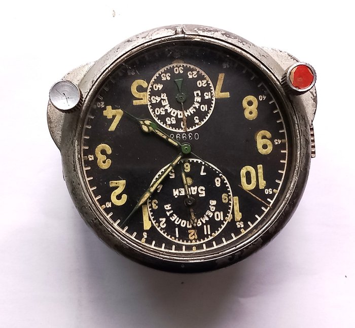 Ur - Chronograph MIG 29 Air Force URSS - Rusia -   Aluminium - 1940-1950