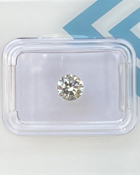 Ingen mindstepris - 1 pcs Diamant  (Natur)  - 071 ct - Rund - SI1 - International Gemological Institute (IGI) - FBG