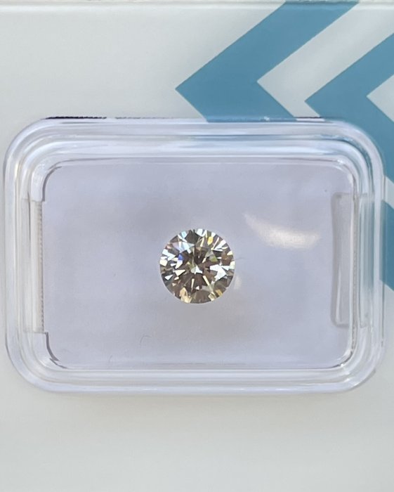 Ingen mindstepris - 1 pcs Diamant  (Natur)  - 071 ct - Rund - SI1 - International Gemological Institute (IGI) - FBG