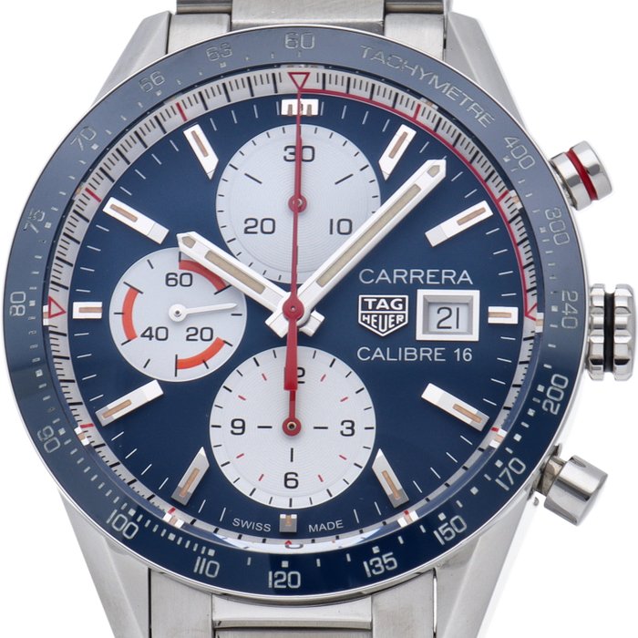 TAG Heuer - Carrera Calibre 16 Chronograph - CV201AR.BA0715 - Mænd - 2010-2020