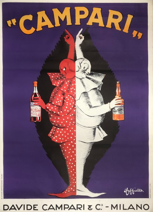 Leonetto Cappiello - CAMPARI - Davide Campari  C. - Milano - 1950‹erne