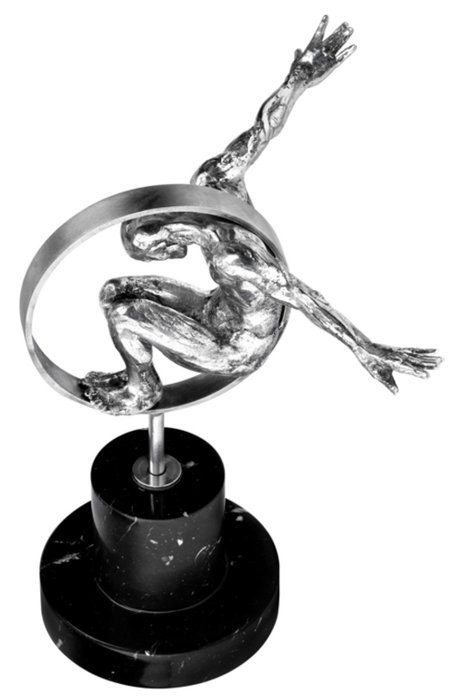 Lorenzo Quinn (1966) - Skulptur Volare - 33 cm - Aluminium