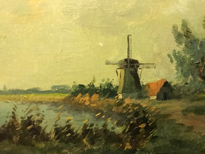 M Ottee (1898-1942) - Hollands Polderlandschap