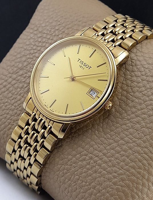 Tissot - Classic 18k Gold plated - Ingen mindstepris - T870/970 - Mænd - 2010-2020