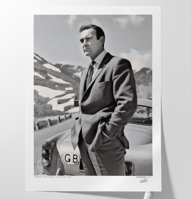 James Bond 007 -  Sean Connery - Memories Collection - Luxury XXXL Fine Art Photography - ! 80x60 cm ! - Limited Edition Nr 01 of 100 - Serial ML10086