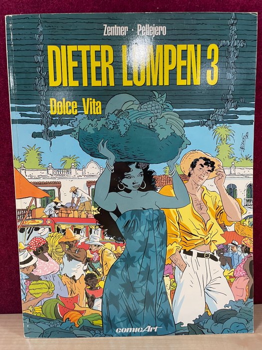 FM - auf richtiger Wellenlänger - Dieter Lumpen 3 Dolce Vita - Signed  Full-Page Sketch by Ruben Pellejero - 2 Comic