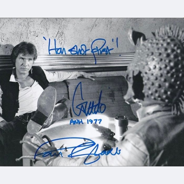 Star Wars Episode IV: A New Hope - Signed by Paul Blake (Greedo)